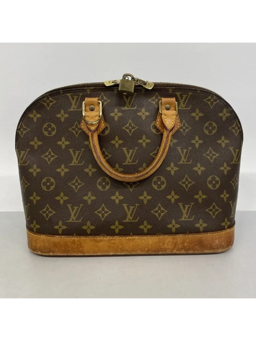 Louis Vuitton Handbag Monogram Alma Brown